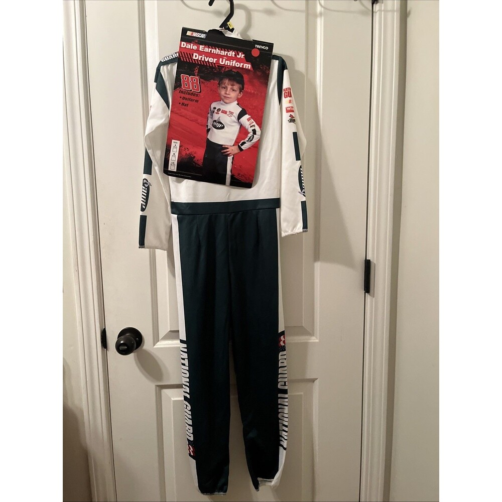 Kids Unisex Dale Earnhardt Jr #88 Driver Uniform Costume 2 Piece Size S 4-6